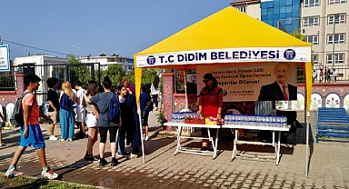 LGS'YE GİREN ÖĞRENCİLERE DESTEK BAŞKAN ATABAY'DAN GELDİ