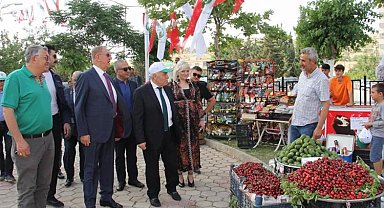 Malatya Yeşilli'de Kiraz Festivali coşkusu yaşandı