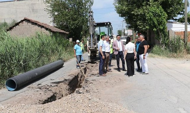 Manisa Rumeli Caddesi'nde altyapıya rehabilite