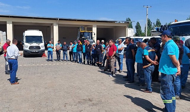 Manisa Salihli'de MASKİ'den hizmet içi eğitim