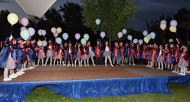 Manisalı minikler mezuniyet heyecanı yaşadı