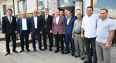 Mansur Yavaş ulaşım esnafı ile buluştu