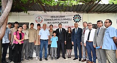 Meslek lisesi öğrencileri ailelerle buluşuyor
