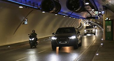 Motosiklet sürücüleri Avrasya Tüneli'ni sevdi... Bir ayda 21 bin motosikletli geçti