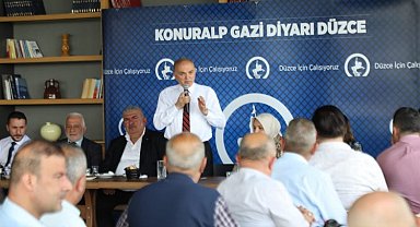 Muhtarlara Faruk Özlü'den hizmet sözü