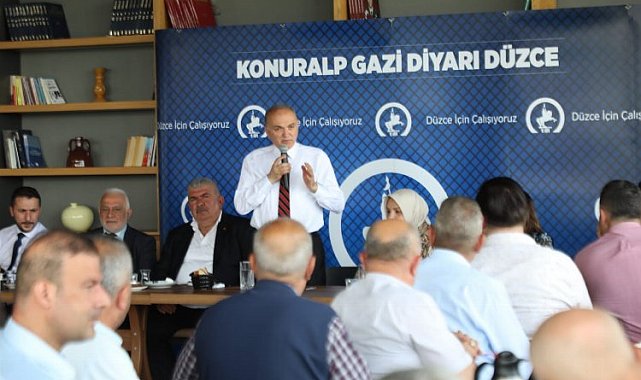 Muhtarlara Faruk Özlü'den hizmet sözü