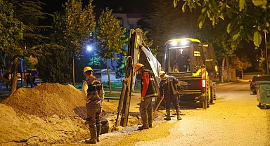 Nevşehir Belediyesi gece gündüz çalışıyor