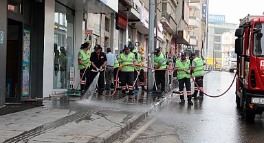 Nevşehir Belediyesi'nden toz temizliği