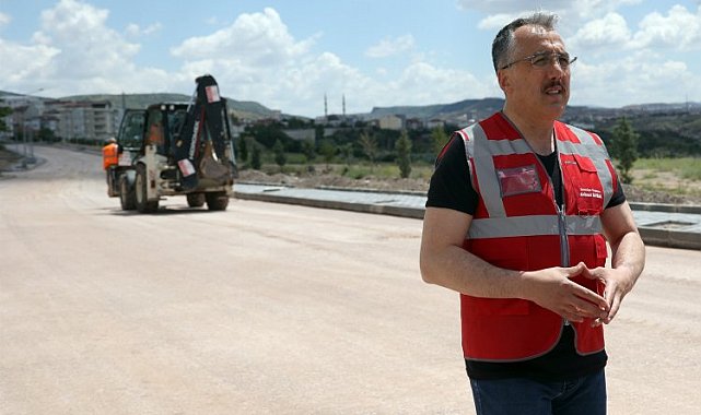 Nevşehir'de asfalt çalışması sürüyor