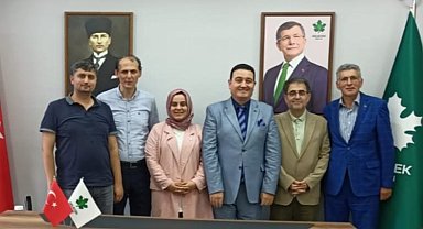Rize'de 6'lı masayı Gelecek Partisi ağırladı