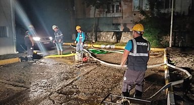 Sakarya Ferizli'de su baskınına SASKİ müdahalesi