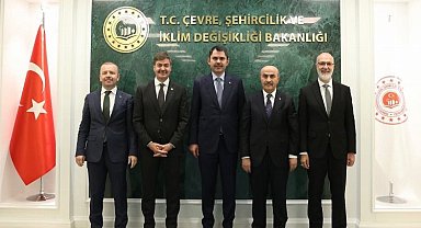 Vali Demirtaş'tan Bakan Kurum'a ziyaret