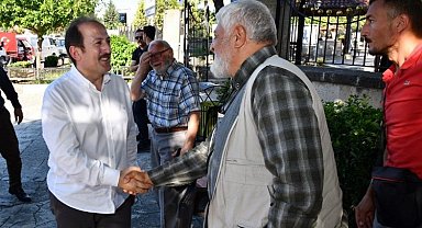 Vali Pehlivan Tarsuslularla buluştu