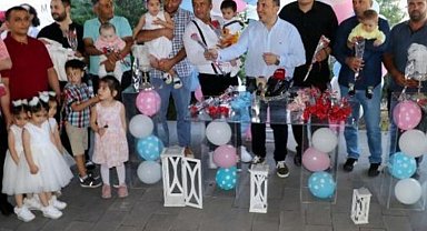 Yıllar sonra gelen babalığı kutladılar