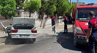 Adıyaman'da ihtara uymadı... İstinat duvarı durdurdu!
