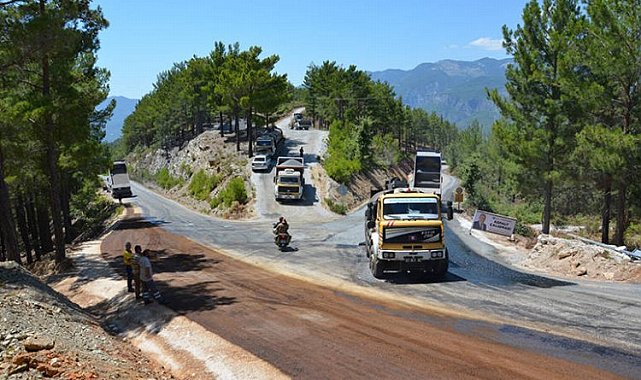 Alanya yolları sil baştan yenileniyor