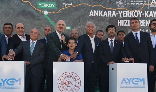 Ankara Kayseri Hızlı Tren Hattı start verdi