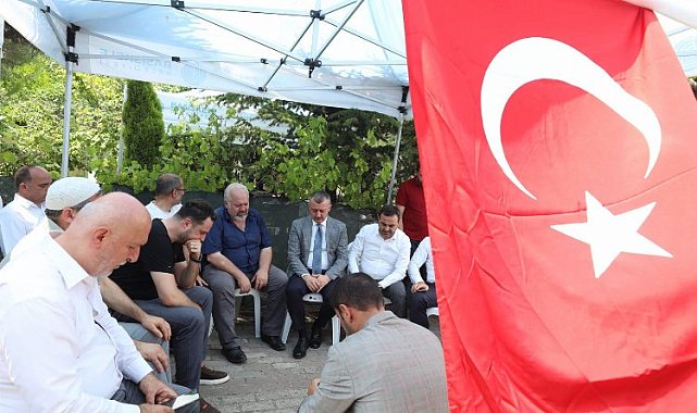 Başkan Büyükakın'dan Kocaeli'de şehit ailesine taziye