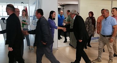 Bilecik Pazaryeri'nde personel bayramlaşması