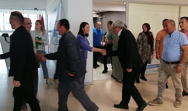 Bilecik Pazaryeri'nde personel bayramlaşması