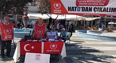 Bilecik Pazaryeri'nde Vatan'dan imza kampanyası