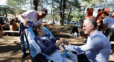 Bursa İnegöl'de çalışanlar aile pikniğinde buluştu