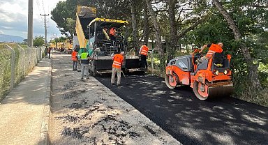 Bursa Osmangazi'de asfalt mesaisine devam