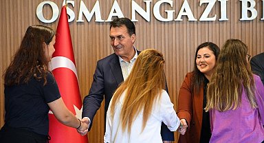 Bursa Osmangazi'de personel bayramlaşması