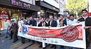 Bursa'da ata sporları kortej yürüyüşüyle başladı
