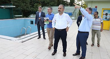 Bursa'da 'Havuzlu Park'ta büyük dönüşüm başladı