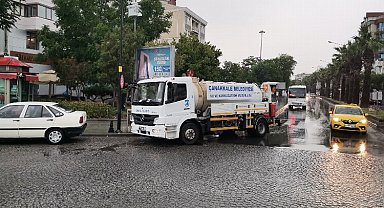 Çanakkale sağanak yağışa hazırlıklı yakalandı
