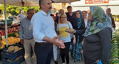 CHP Bursa Yıldırım'dan pazar çıkarması