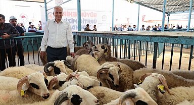 Çiftçiye Küçükbaş Hayvan Yıkama Makinesi" desteği