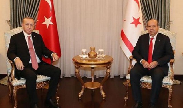 Cumhurbaşkanı Erdoğan, Ersin Tatar ile görüştü