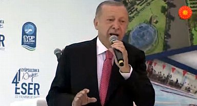 Cumhurbaşkanı Erdoğan İstanbul Eyüpsultan'da (CANLI)