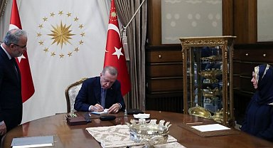 Cumhurbaşkanı Erdoğan'dan TDV'na kurban bağışladı