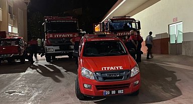 Denizli İtfaiye ekipleri Kütahya'da