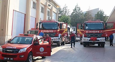 Denizli İtfaiye ekiplerini Datça'ya sevk etti