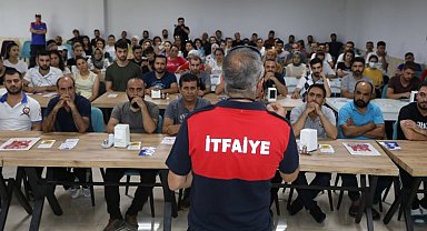 Diyarbakır OSB'de yangın ve deprem tatbikatı