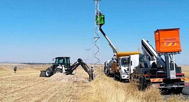 Diyarbakır'da çiftçiye elektrik desteği