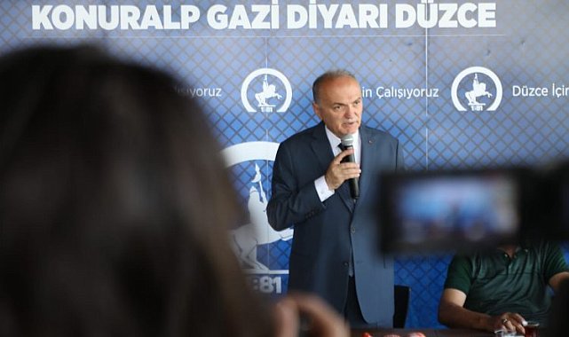 Düzce'de Başkan Özlü'den 1 Ağustos'a açık davet