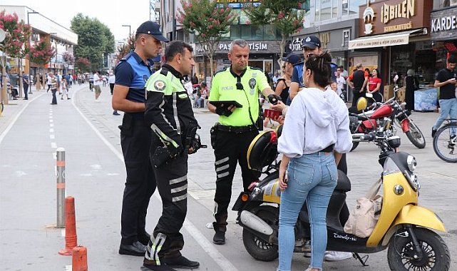 Düzce'de 'trafiğe kapalı alan' cezası