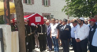 Edirne Keşan'da Kore Gazisi Kadim İşlek için son görev
