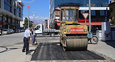 Erzincan yolları asfaltlanıyor