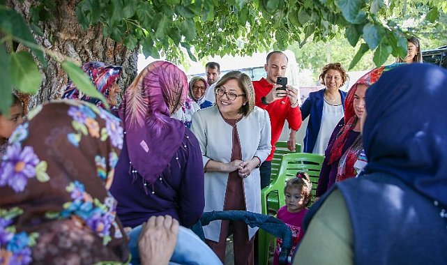 Gaziantep'te Başkan Şahin'den kırsal mahallelere ziyaret