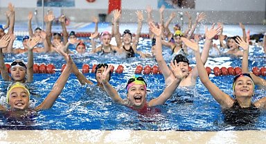 Geleceğin sporcuları bu havuzda yetişiyor