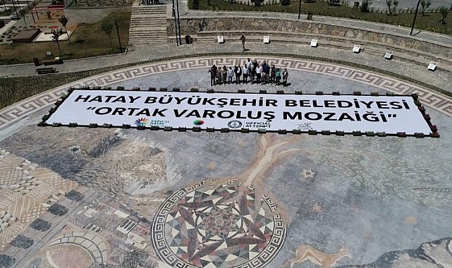 Guinness 'Hatay Mozaiği'nin detaylı ölçümlerini yaptı