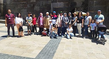 Gurbetçiler kültür turuyla Kayseri'yi fethediyor