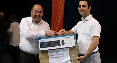 Hatay Büyükşehir'den 593 muhtara bilgisayar