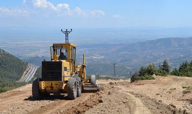 Hatay'da yayla yollarında yoğun mesai